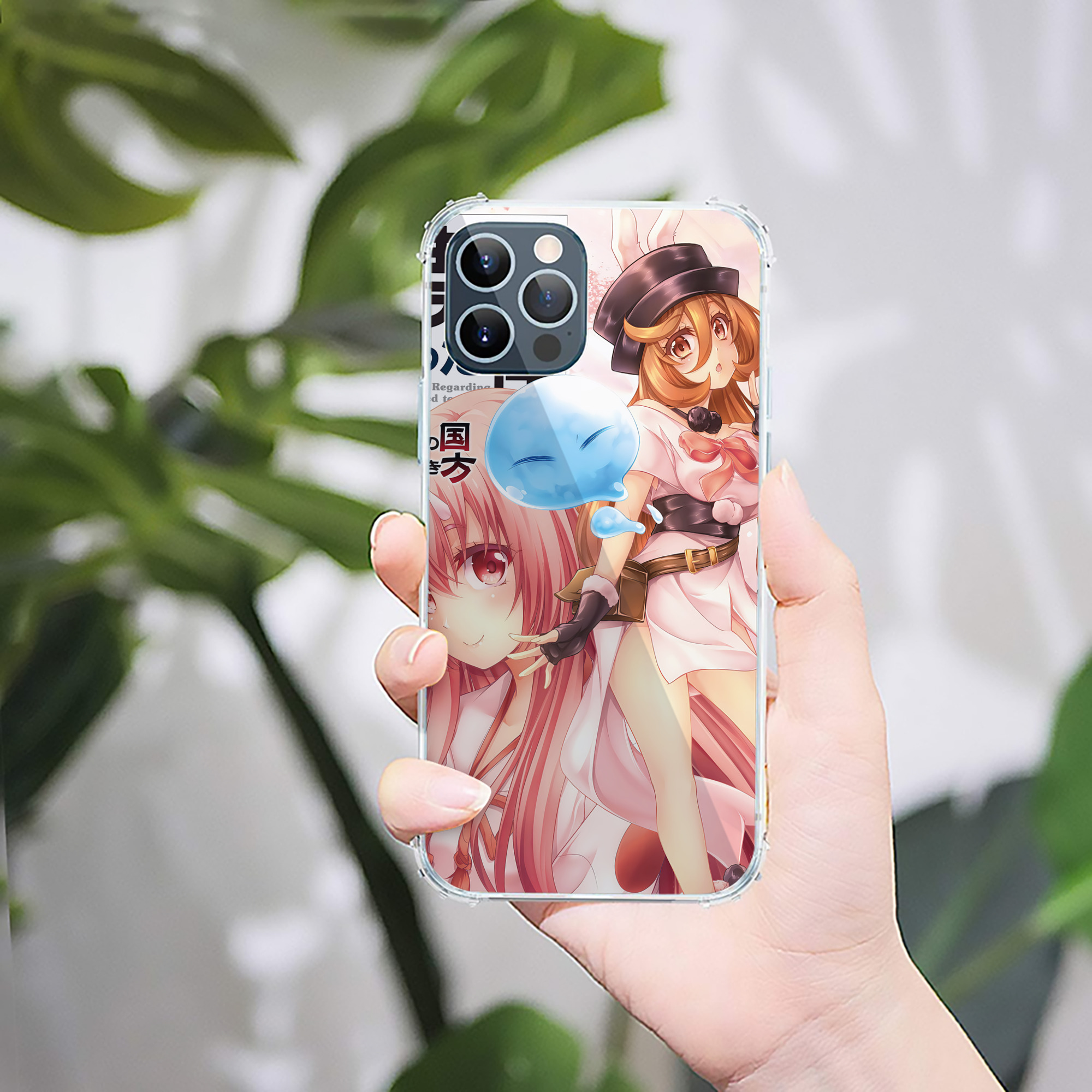 （画像用） 転スラ Regarding Reincarnated to Slime 【iPhone 12シリーズ対応】透明スマホケース（クリアソフトケース）